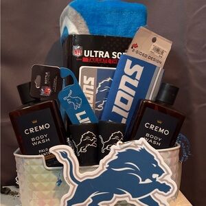 NFL Team Bath Storage Set - Blue and Black
